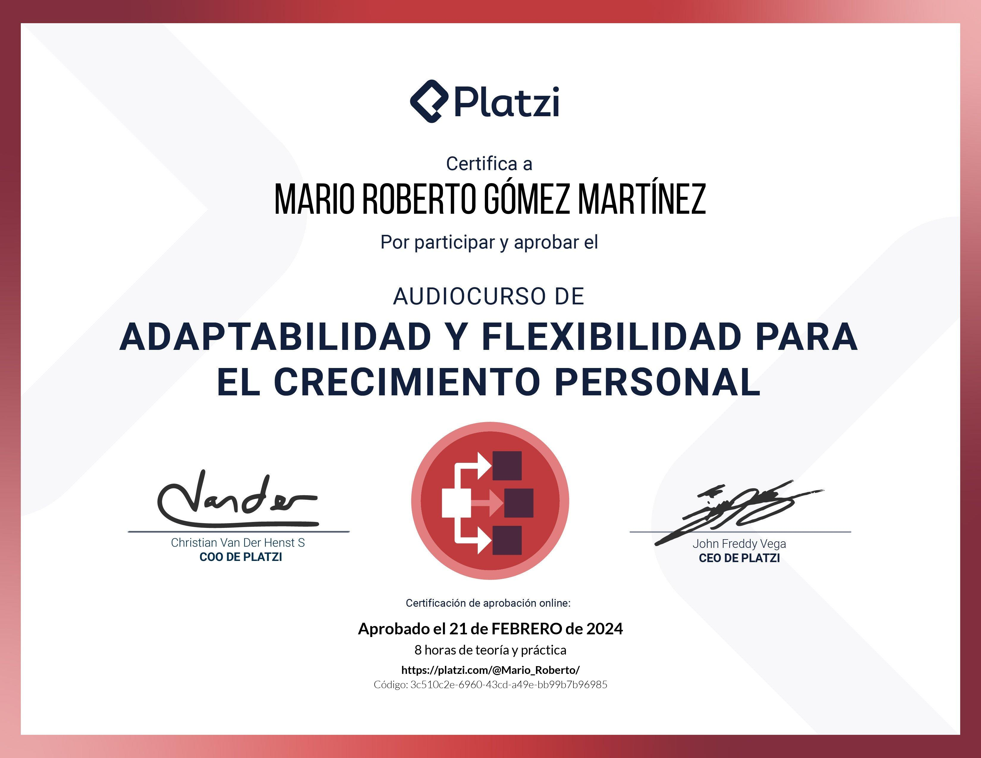 Diploma Adaptabilidad