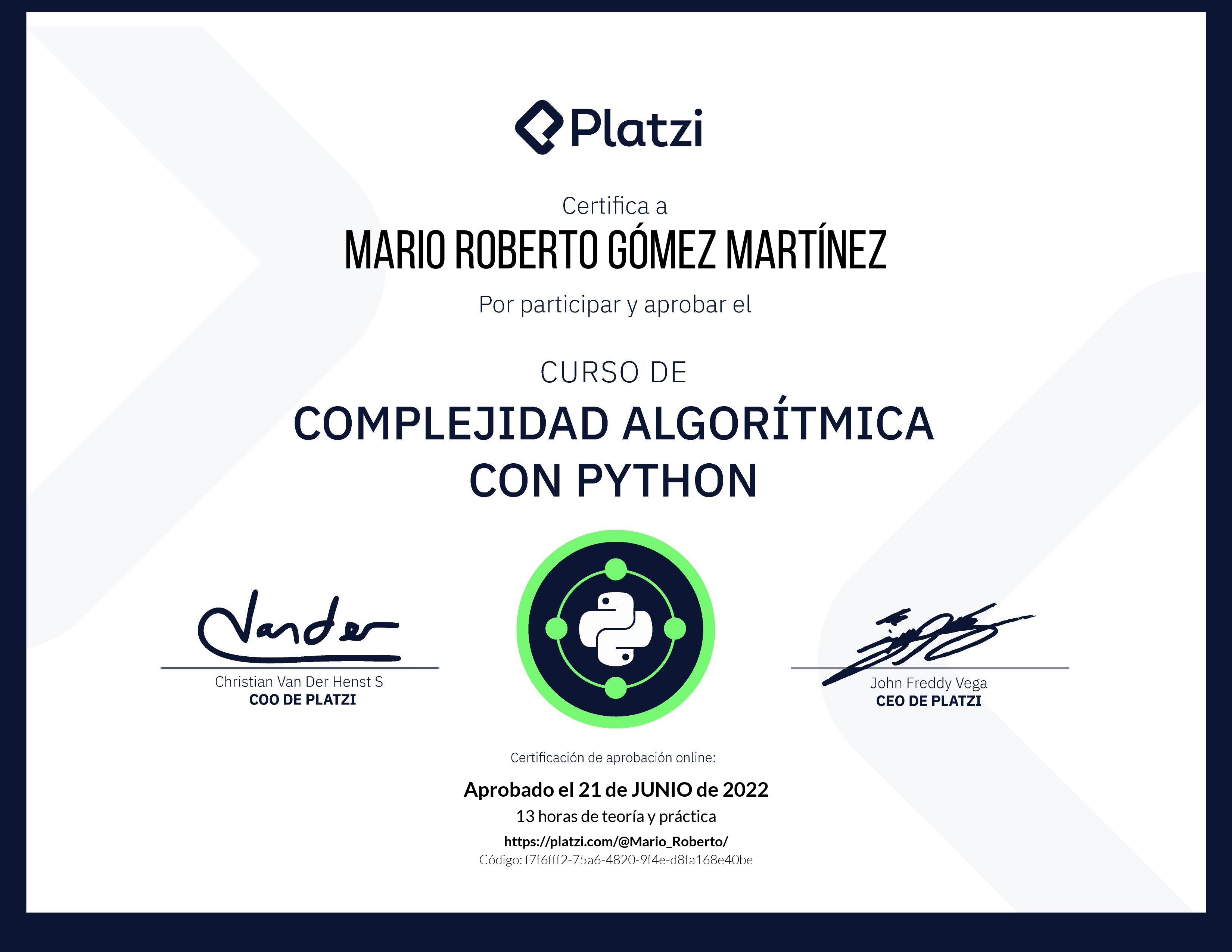Diploma Algoritmos Python 2