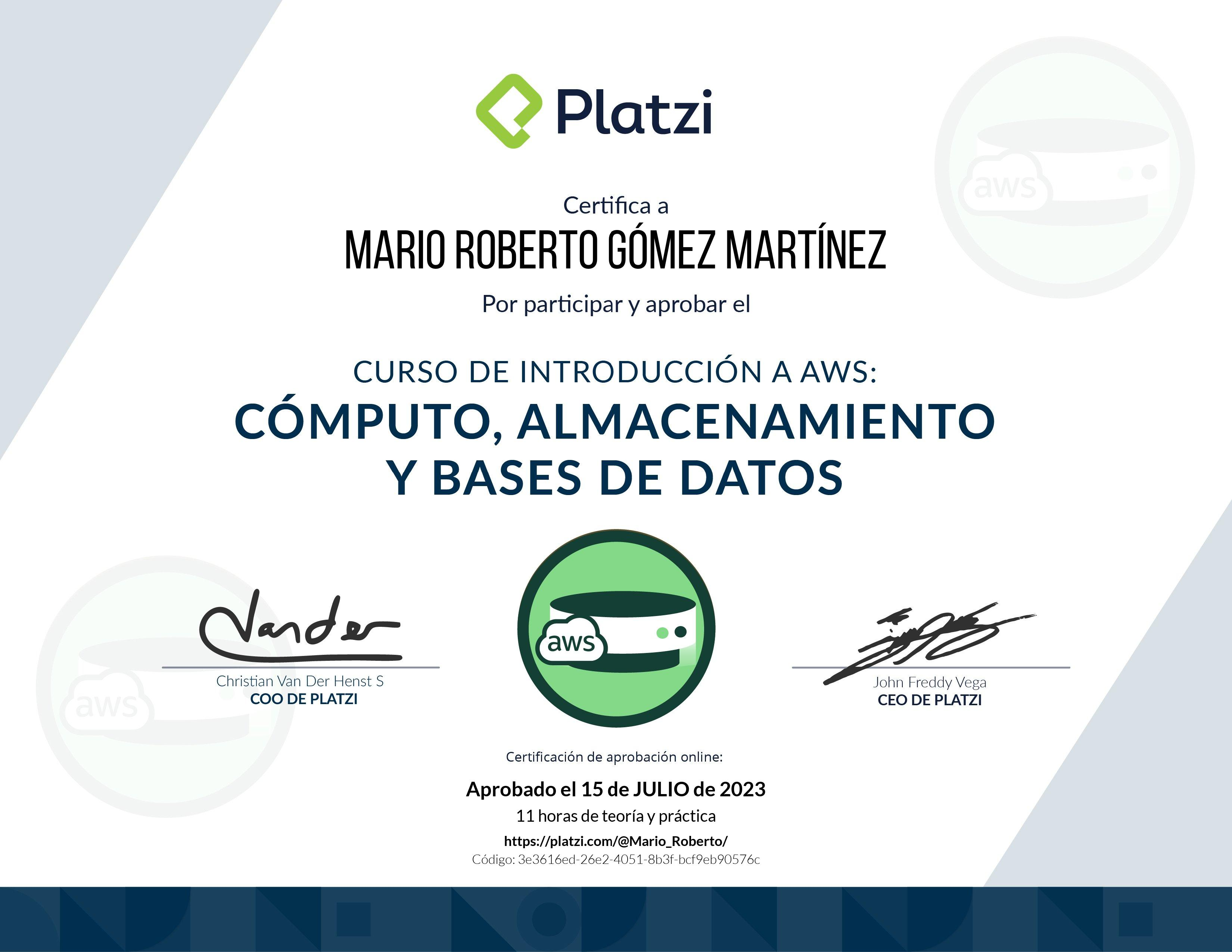Diploma AWS Computo
