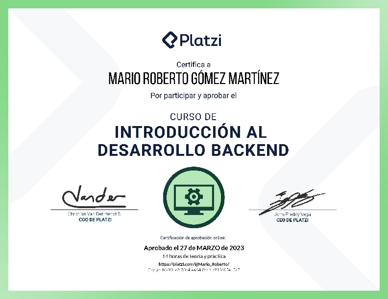 Diploma Backend