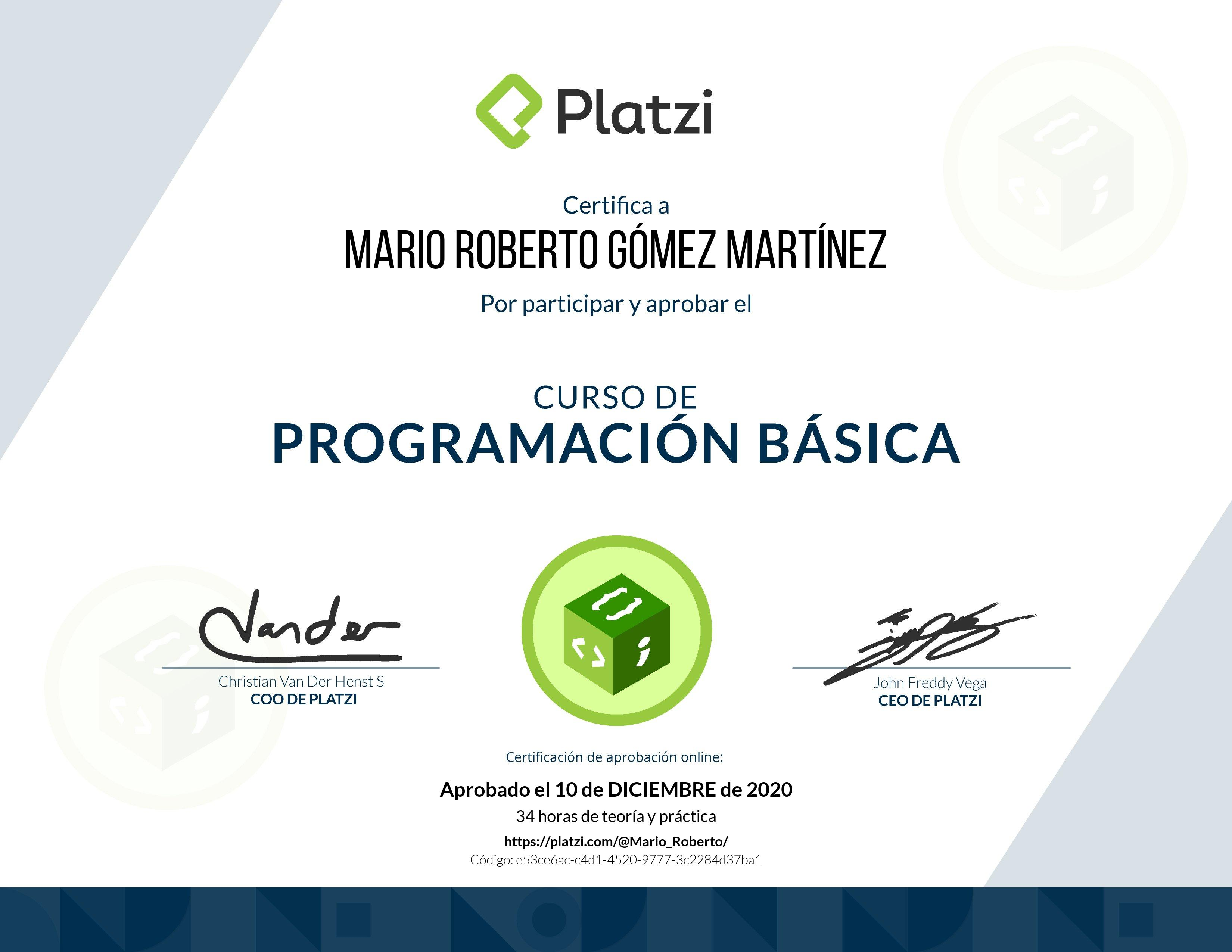 Diploma Basico Programacion