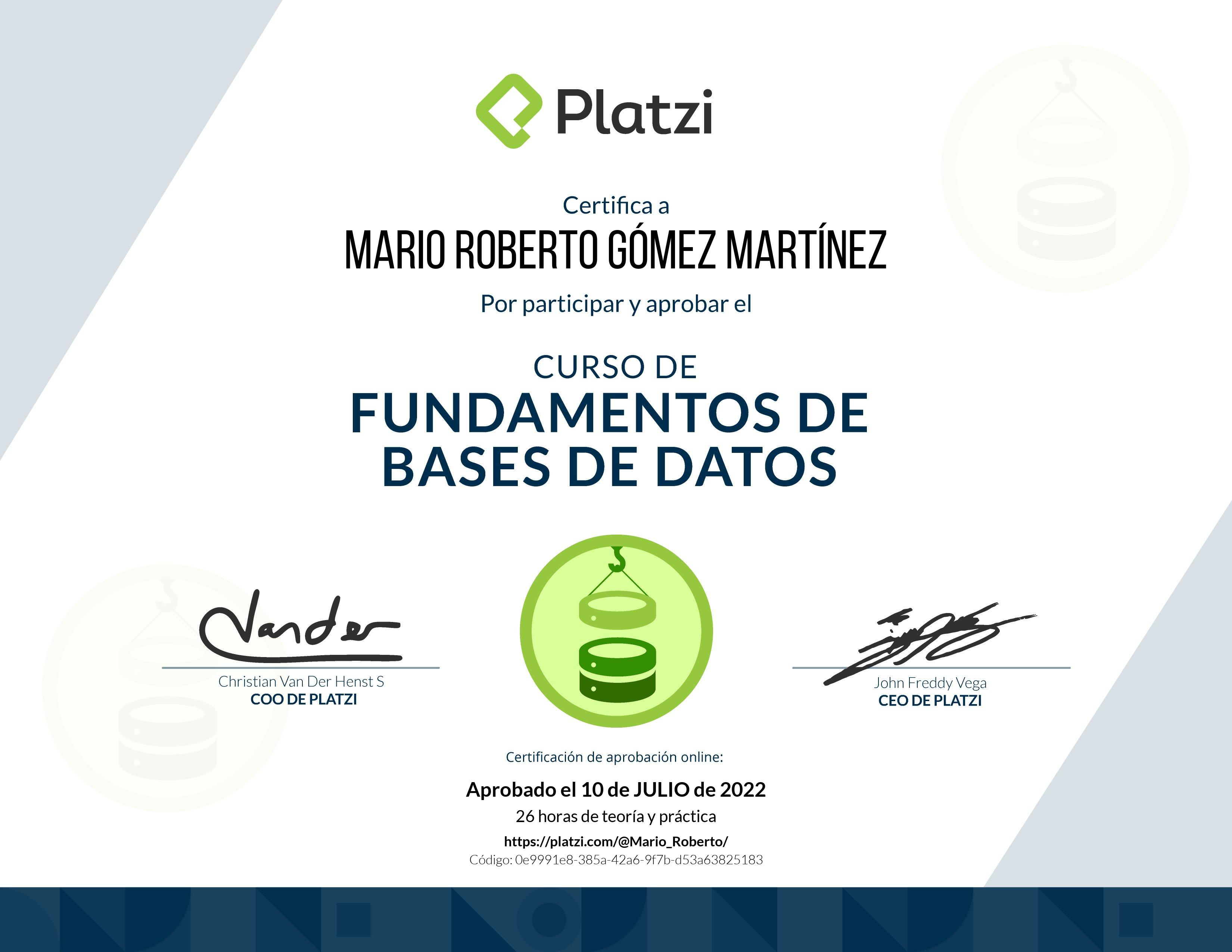Diploma Fundamentos DB