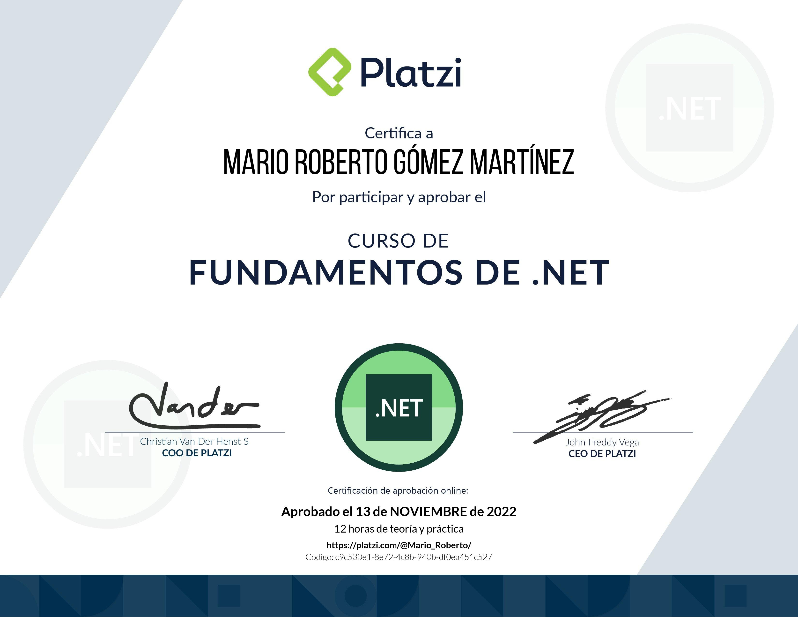 Diploma Fundamentos Net
