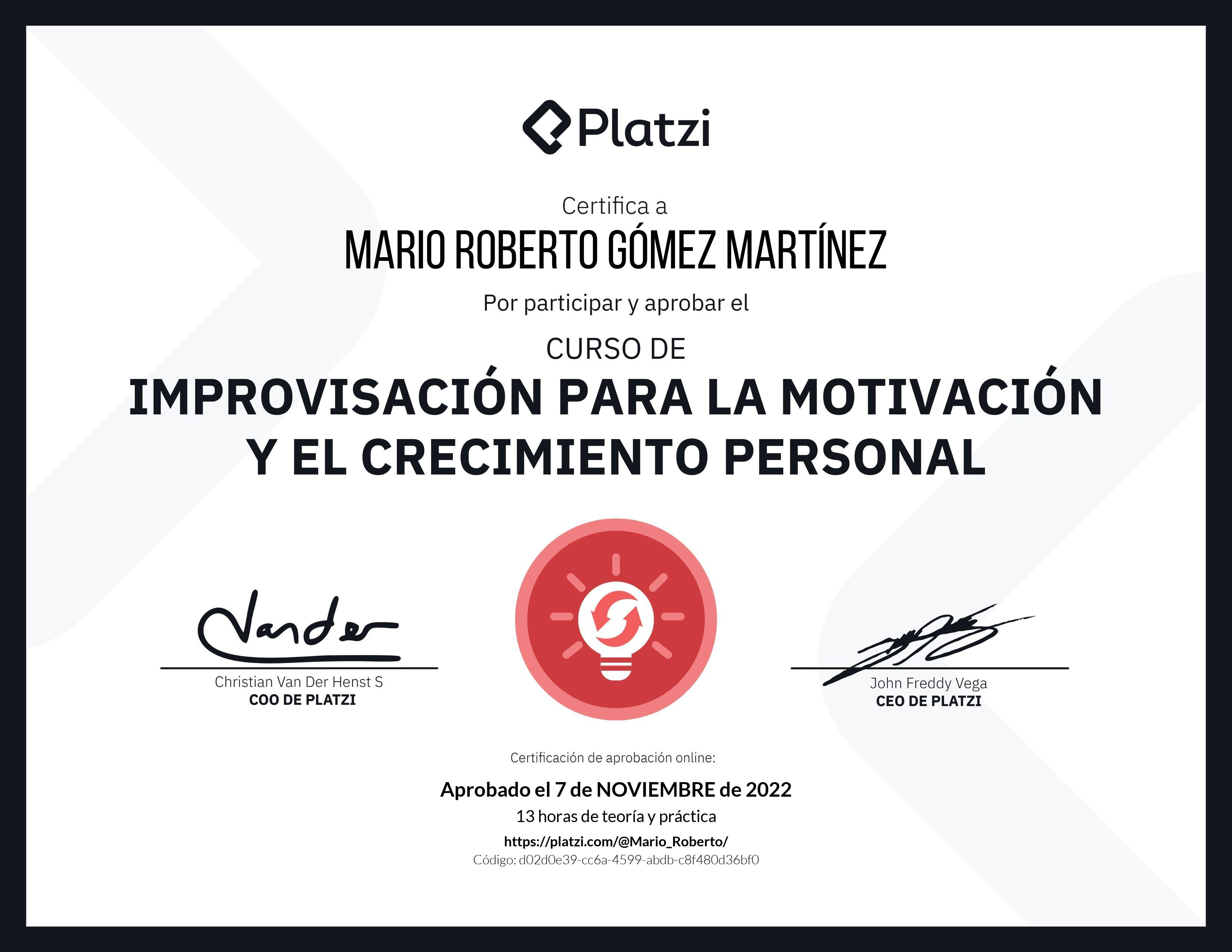 Diploma Motivacion