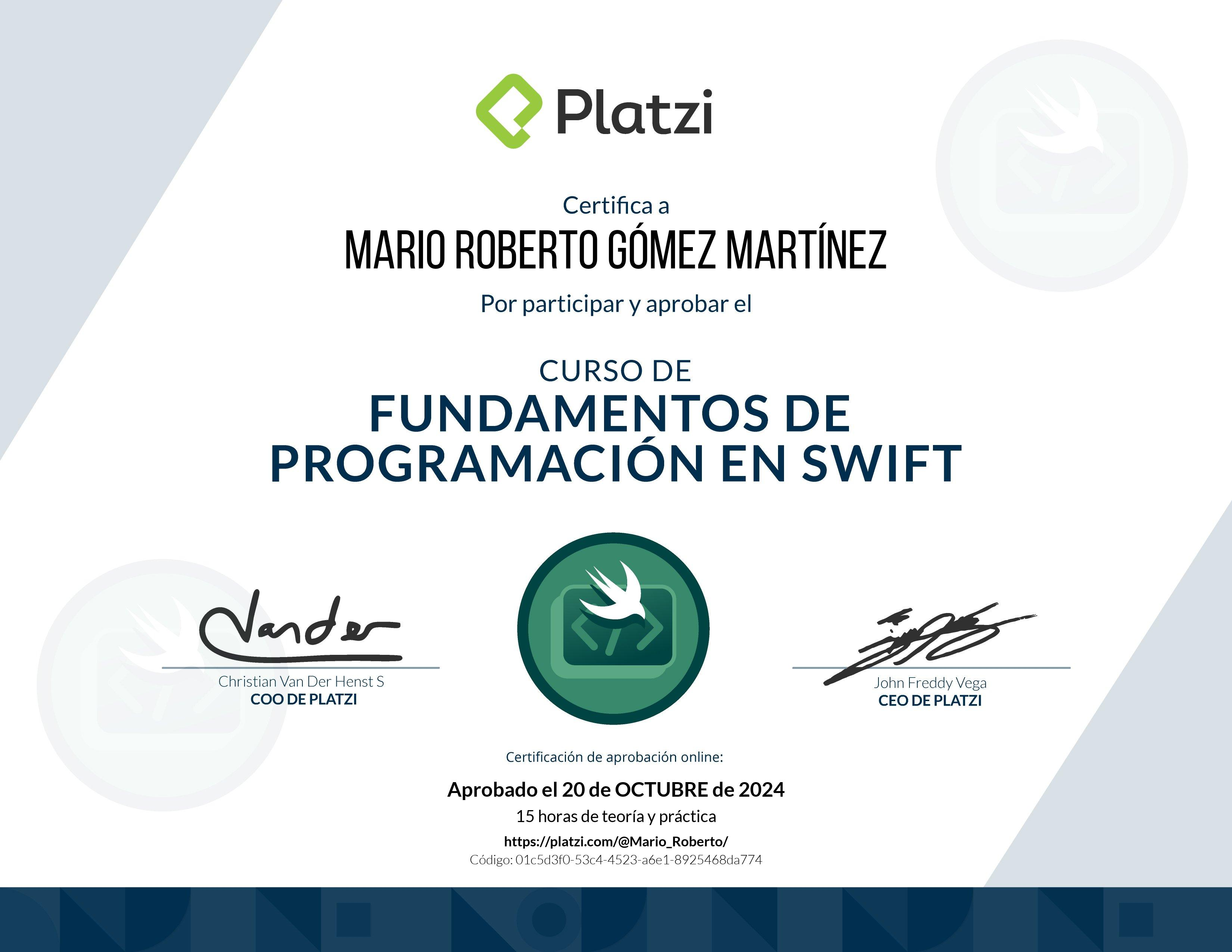 Diploma Swift 5